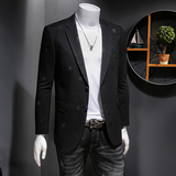 男士潮流修身上衣青年帅气小西装小蜜蜂西服假模图788P165，男装西服，电商D225