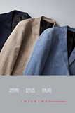 2021秋冬男士西装复古纯棉灯芯绒青年商务休闲西服便服7802P180，男装西服，电商D225