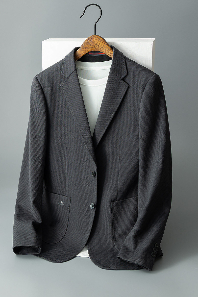 新款男士休闲新款西装商务休闲西服条纹外套2985P175,男装西服,电商D225