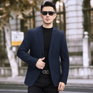2026春装新款西服外套男 轻薄款泡泡纹西装男士便服2611P165图片