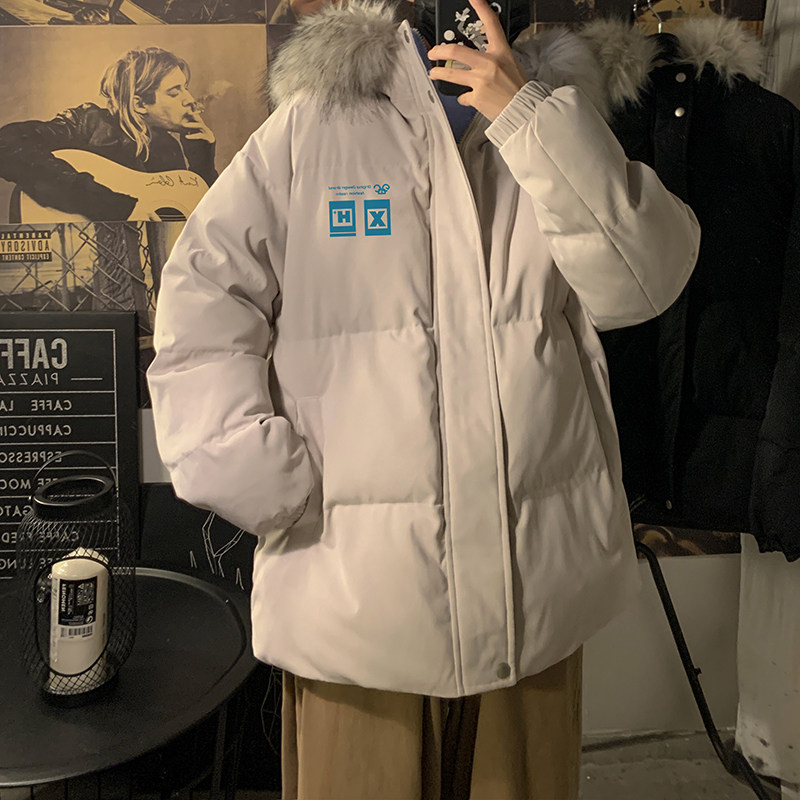 港风冬卡通印花加厚大毛领棉衣棉袄羽绒棉外套 MY2030 P135控168图片