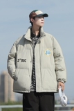 白鸭绒22冬季潮流Cityboy风格立领羽绒服YR183P195控258，男装羽绒服，电商A247