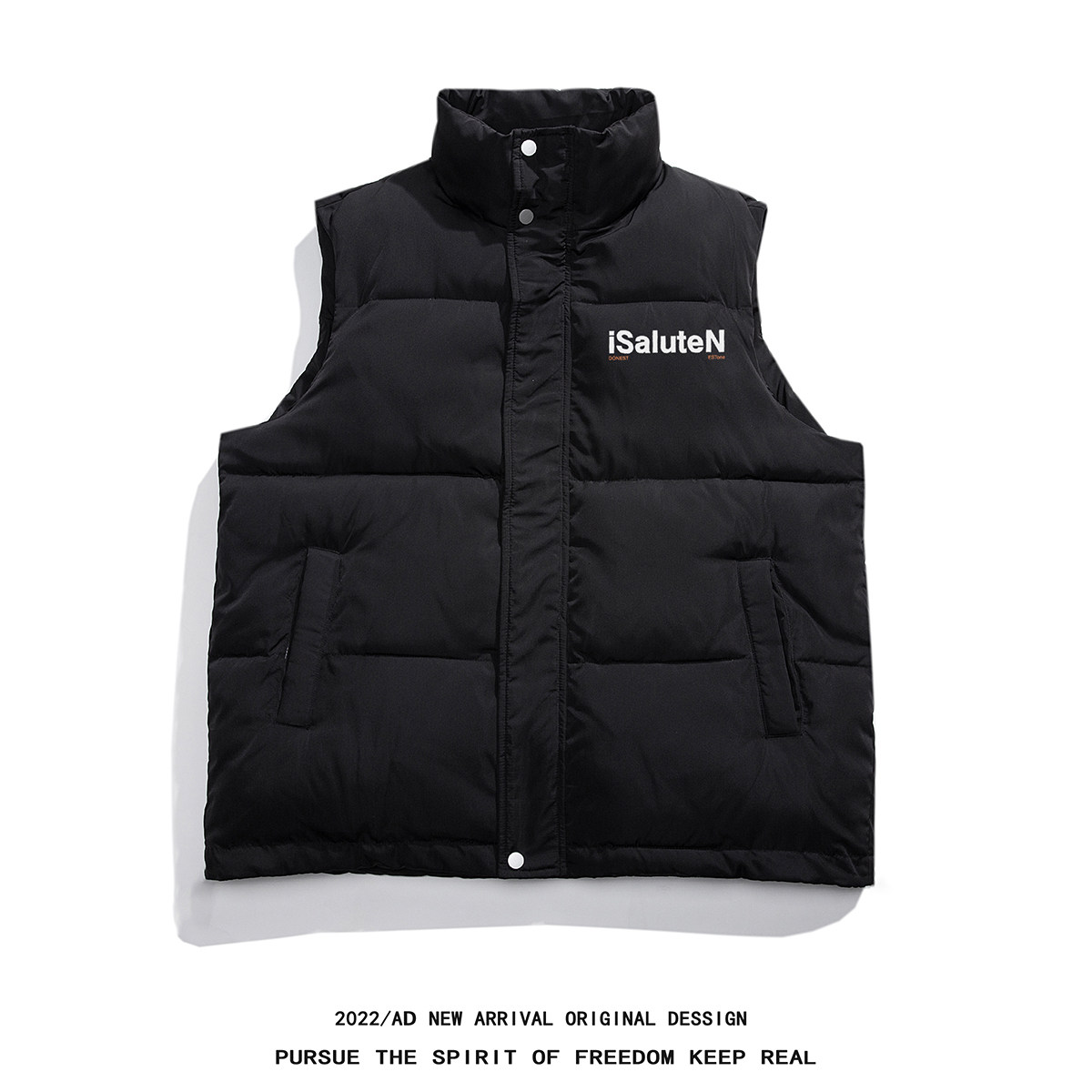 白底23新款冬季时尚百搭羽绒马甲外套MJ113P115控158,男装背心/马甲,电商A247