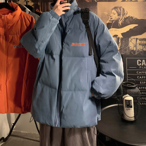 港风冬季中性面包服外套超厚羽绒棉立领棉衣 MY2027 P115控138图片