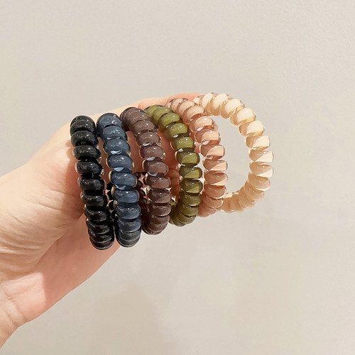 无痕耐看电话线发圈女头绳