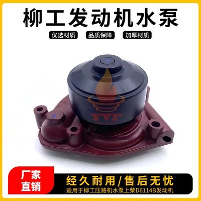 柳工压路上柴D6114B发动机水泵