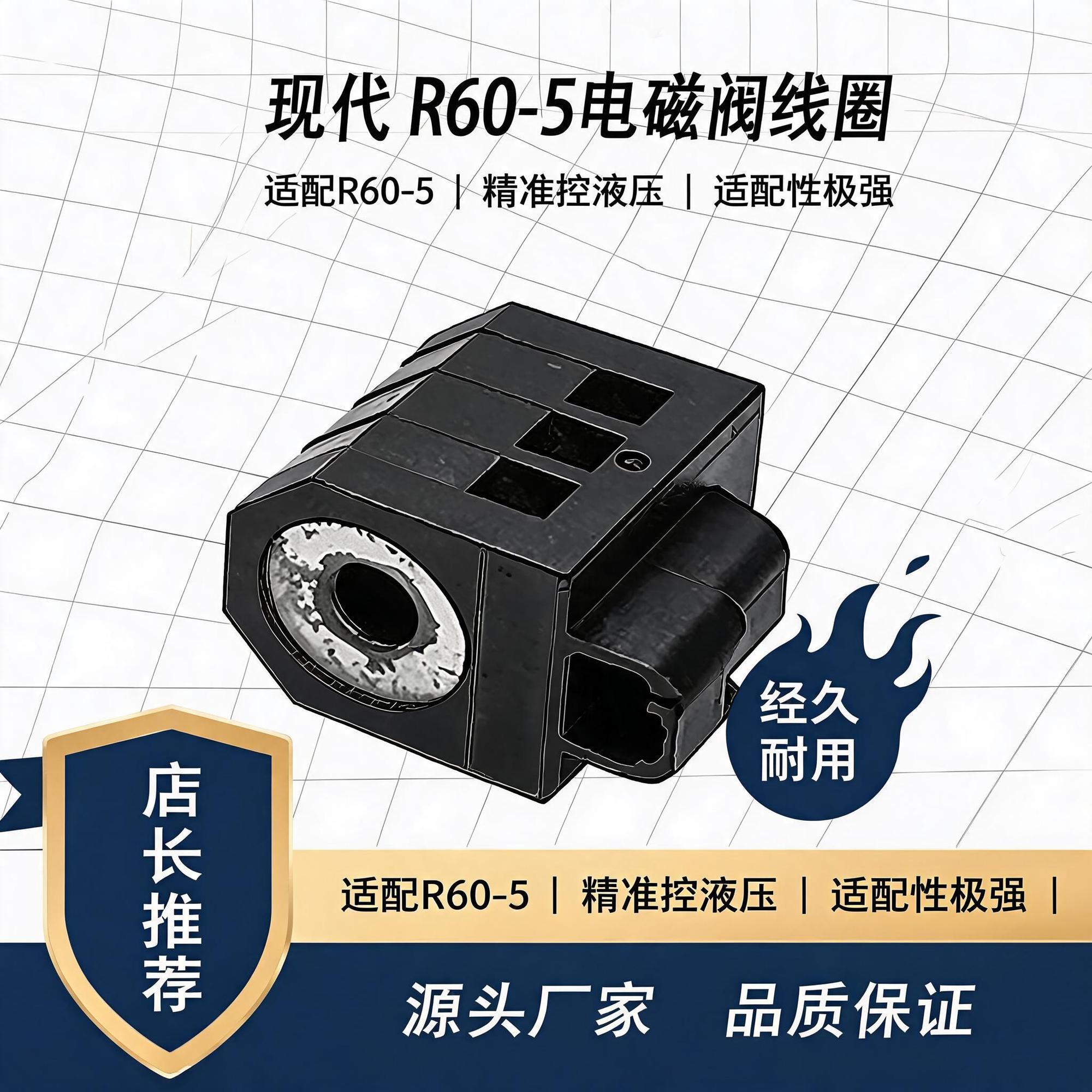 现代R60-5/7电磁阀线圈12V