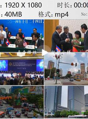 亚洲基础设施投资银行筹建与成立开业仪式亚投行高清实拍视频素材