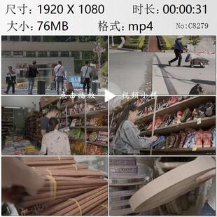 广西凭祥古城中越边境友谊关口岸出入境人群东南亚特产视频素材