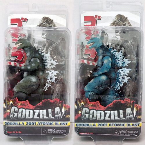 neca迷彩蓝色怪兽之王手办模型