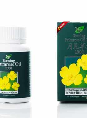 科士威月见草油 34103 女性经期呵护调理内分泌正品月见草*1罐