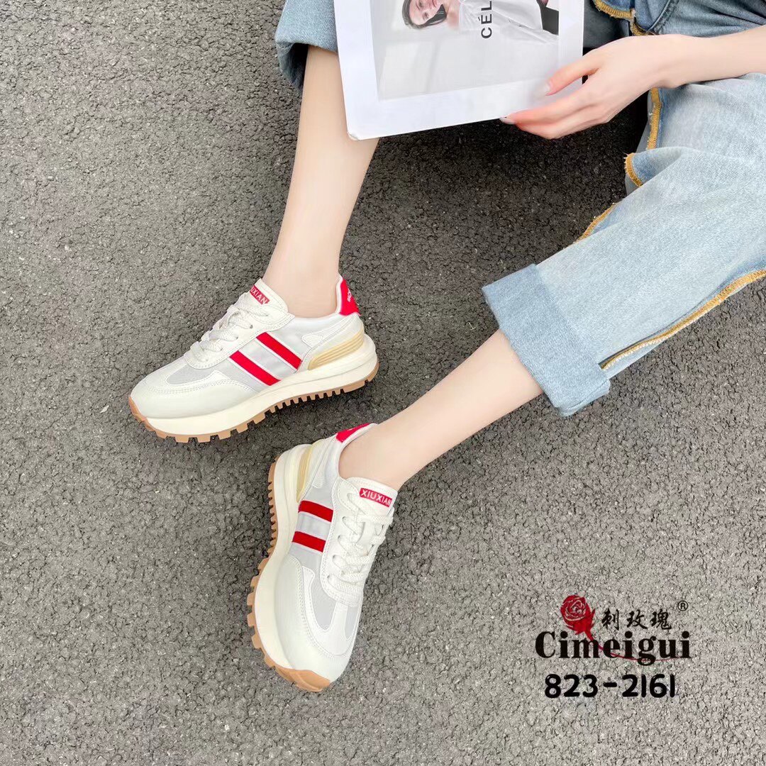 刺玫瑰正品女鞋2023春夏时尚舒适透气休闲运动鞋823-2161
