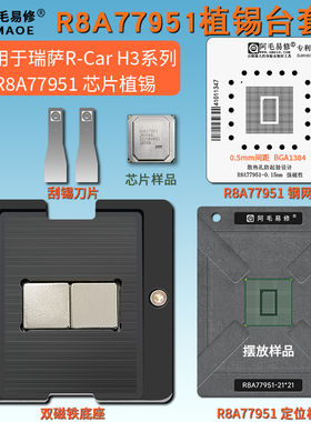 汽车芯片R8A77951植锡台适用瑞萨R-Car H3车机导航主机CPU钢网