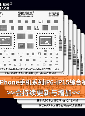 iP6-iP15手机系列综合植锡网钢网