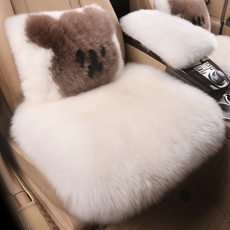 澳洲纯羊毛汽车坐垫冬季长毛绒车内座垫单片后排皮毛一体小熊卡通,汽车用品/电子/清洗/改装,通用座套/座垫,淘宝优惠券,粉丝福利购,淘宝优惠卷