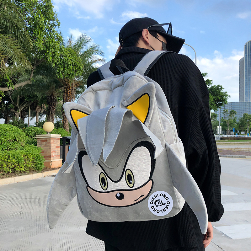 休闲男女双肩包搞怪卡通大容量