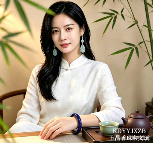 天然翡翠玉s925银耳坠高级轻奢气质百搭耳坠2026新款爆款耳饰