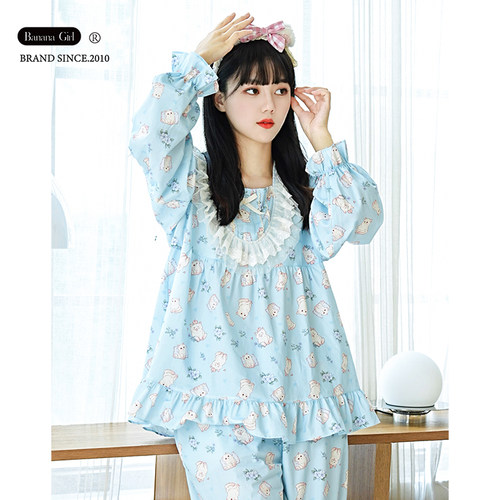 bananagirl女士长袖春秋睡衣