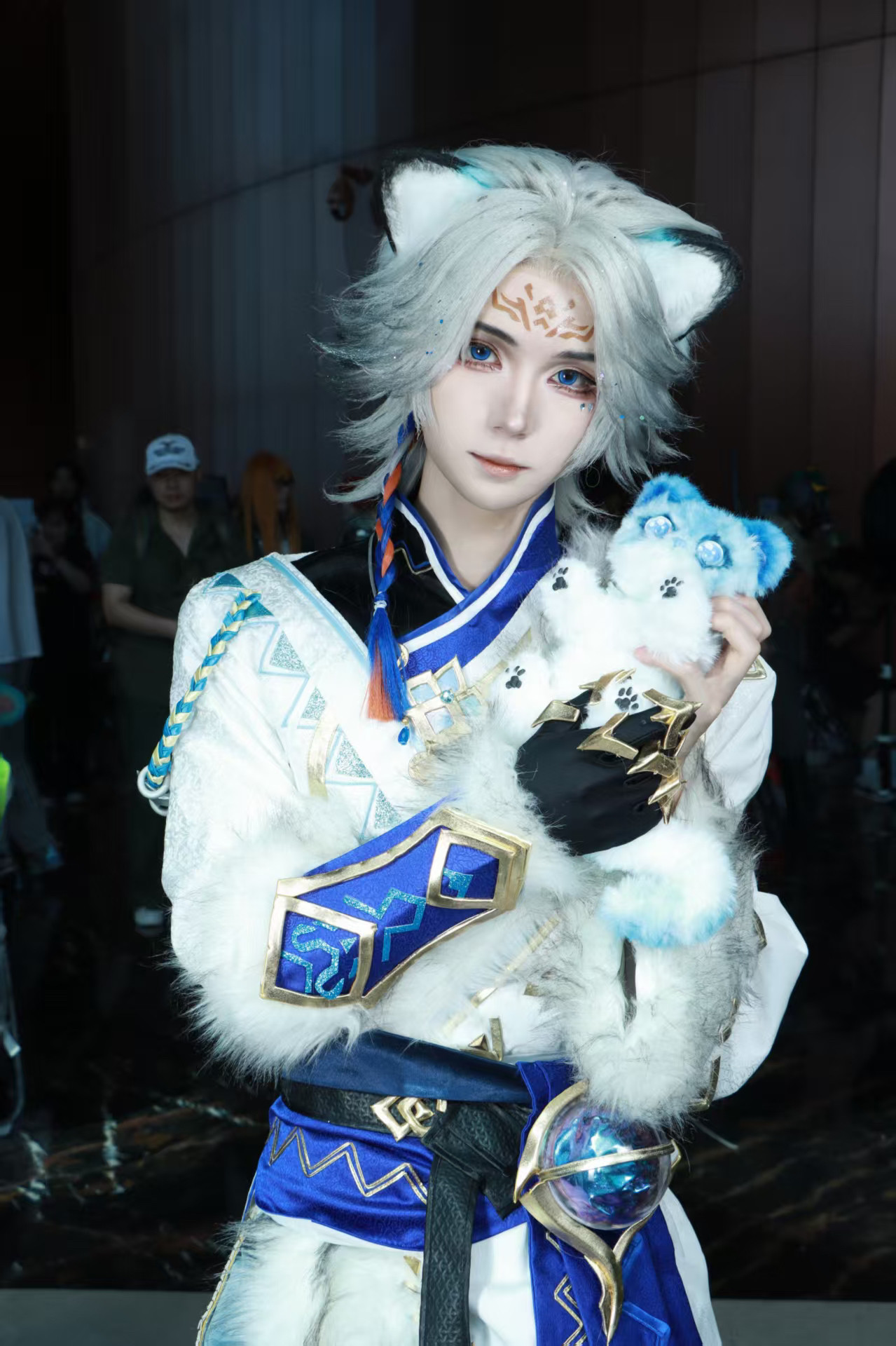 E公馆王者荣耀cos服百里守约雪豹霜爪cosplay游戏服装套装cos男装
