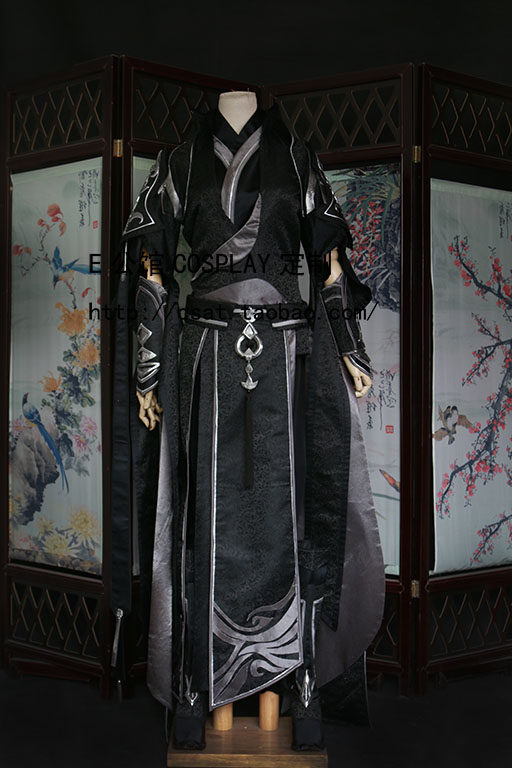 E公馆/剑侠情缘叁COS/剑网三COS/儒风纯阳成男/儒风黑鹤道长COS