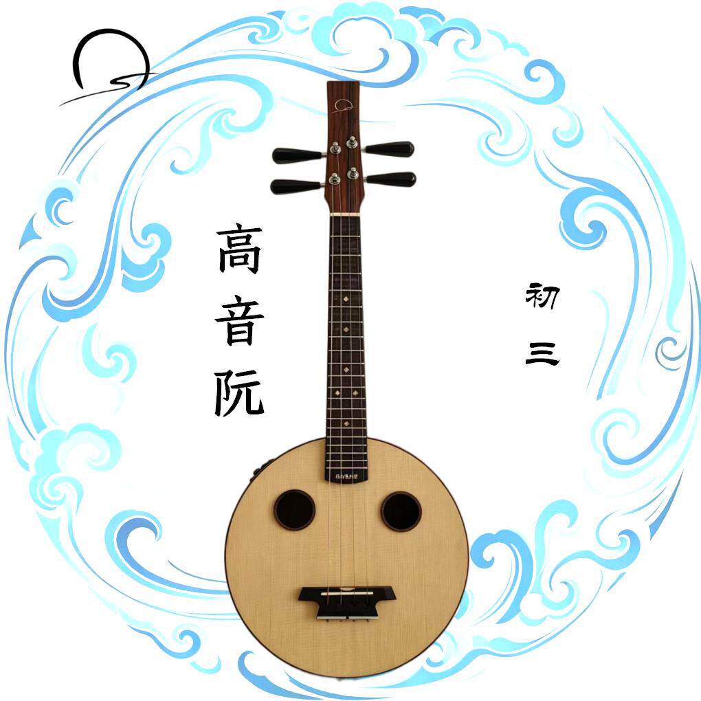 拿奢高音小阮国风改良新品插电原声两用小阮儿童成人超轻便携乐器