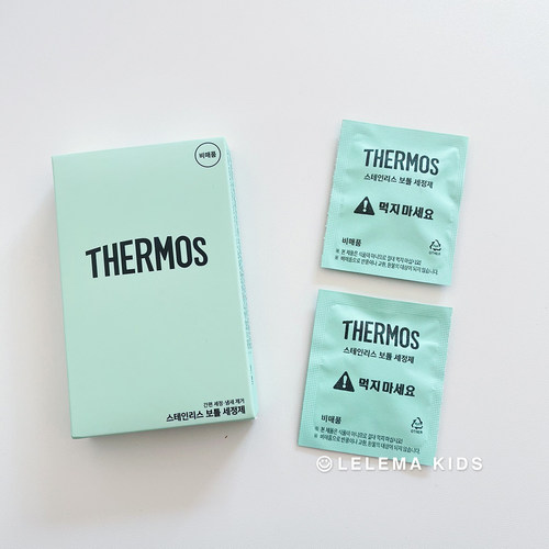 韩国THERMOS不锈钢保温杯去渍清洁泡腾片除垢去污咖啡茶渍