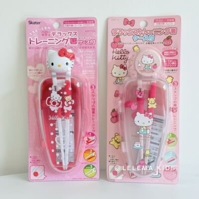 日本购kitty petit main儿童手指练习训练筷子宝宝指环学习筷餐具