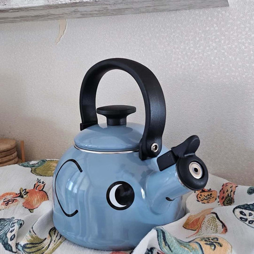 日本代购Fuji Horo限量款卡通富士搪瓷珐琅家用烧水壶茶壶煮茶器
