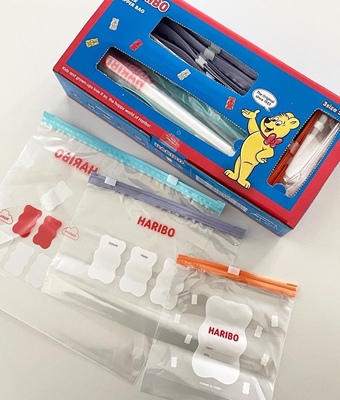 Haribo拉链自封袋食品收纳密封袋