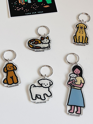 韩国zeroperzero钥匙扣圈包挂件