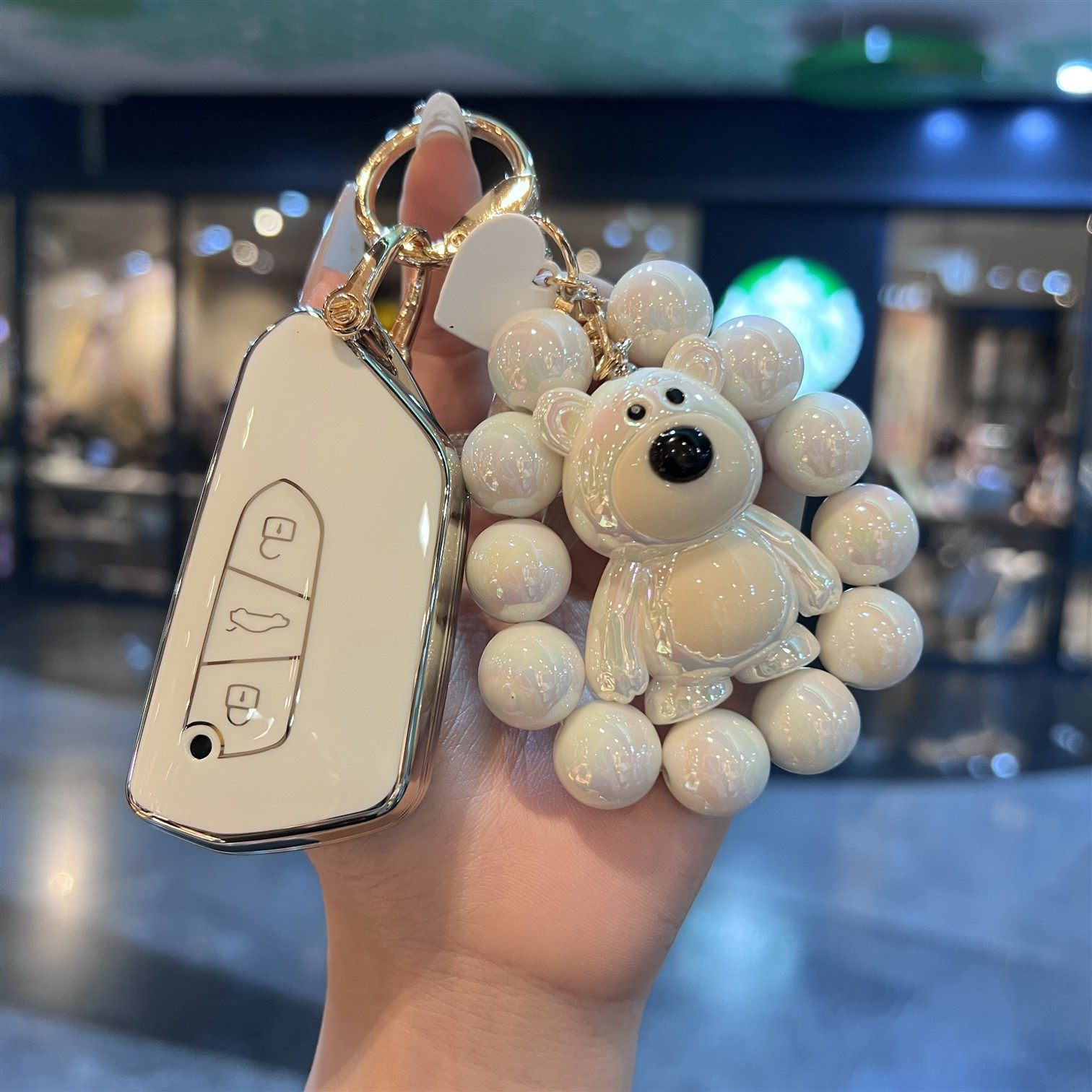 大众钥匙套id3专用id4高尔夫8凌渡l壳汽车途观lpro女迈腾b9帕萨特