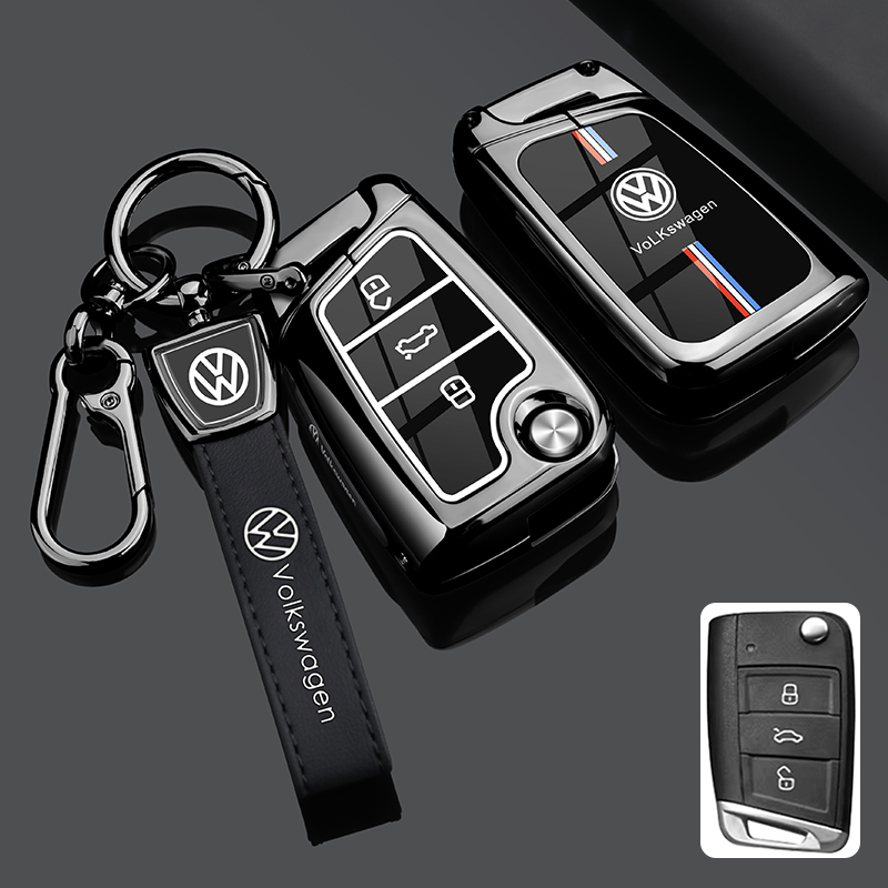 2025新款大众途岳钥匙套24款途岳xr新锐300汽车专用高档壳包扣男