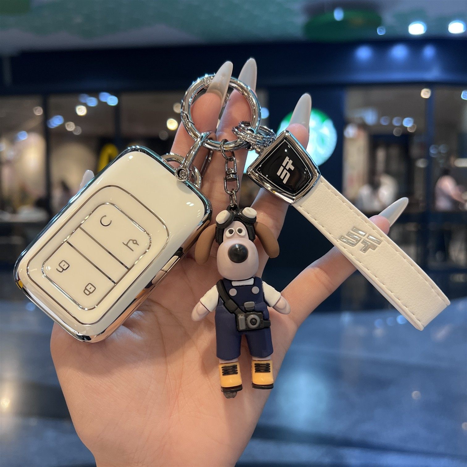 捷途纵横G700钥匙套2025款专用探野纵野享境版G700可爱汽车包壳扣