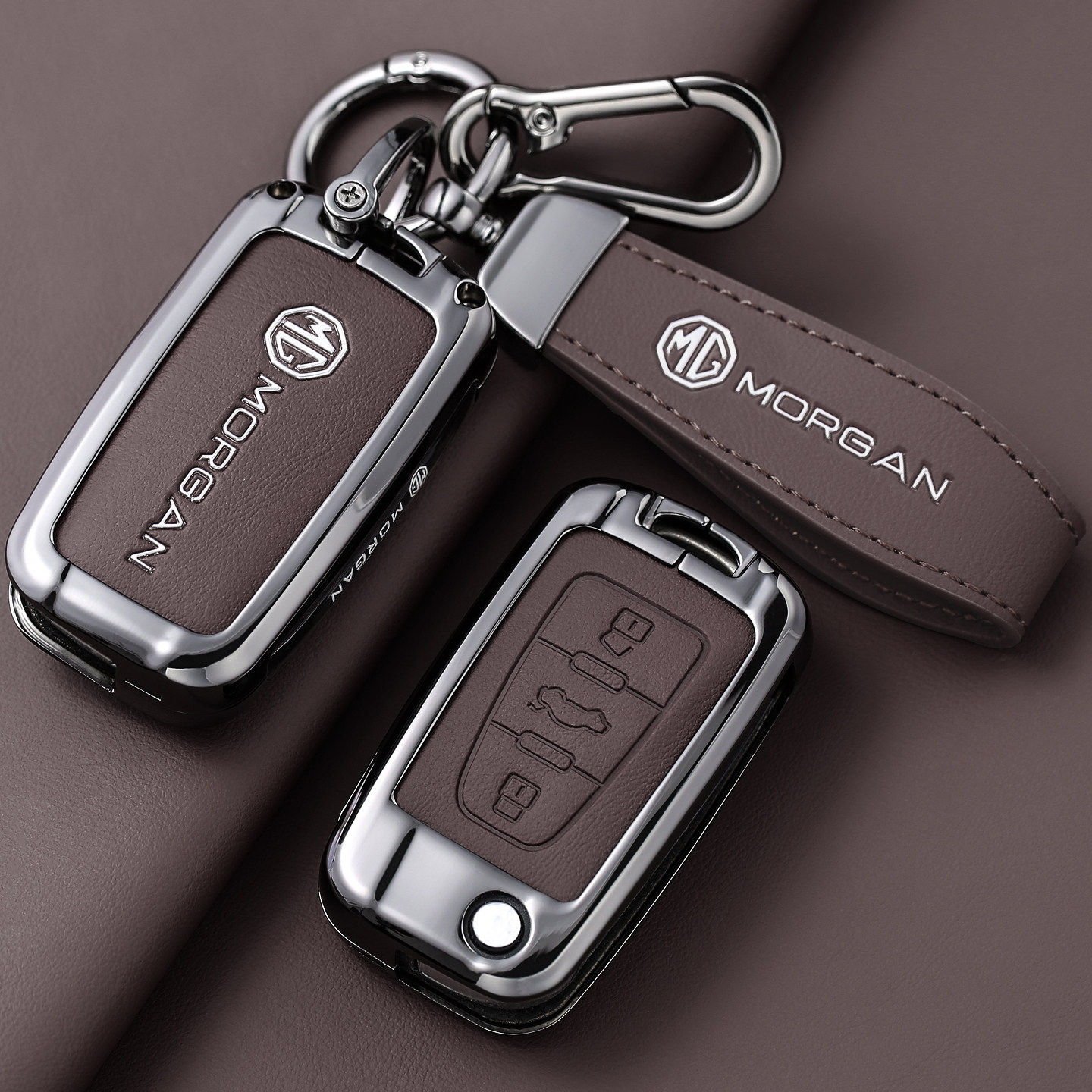 名爵MG5钥匙套GT扣17款ZS名爵6锐腾GS锐行GT车MG3折叠壳mg4包高档