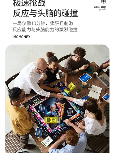 Электронная стратегическая игра, интерактивная монополия, карта, настольная игра, для детей и родителей, карточки проверки знаний