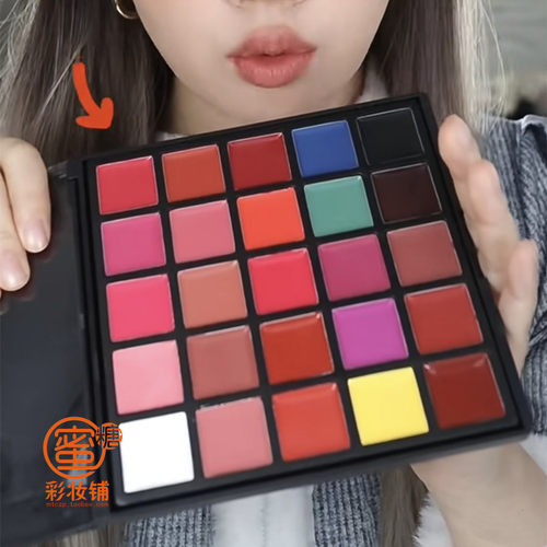 化妆师专用口红调色盘影楼cos