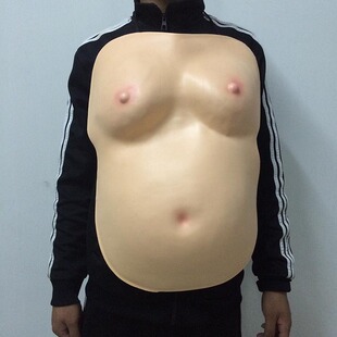 万圣节大肚皮鬼节狂欢节太乙真人搞笑面具EVA猪八戒肚子肚皮