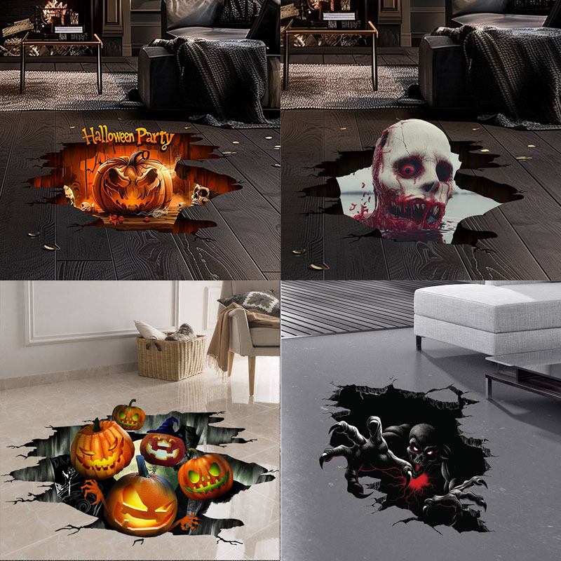 万圣节地贴装饰客厅商场