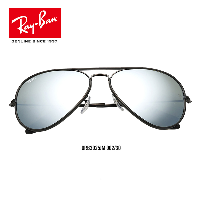 RayBanÀ×ÅóÐÂÆ·Ì«Ñô¾µÄÐÅ®¿î¸òó¡¾µ³±Á÷ÒøÉ«·´¹â¾µ0RB3025JM