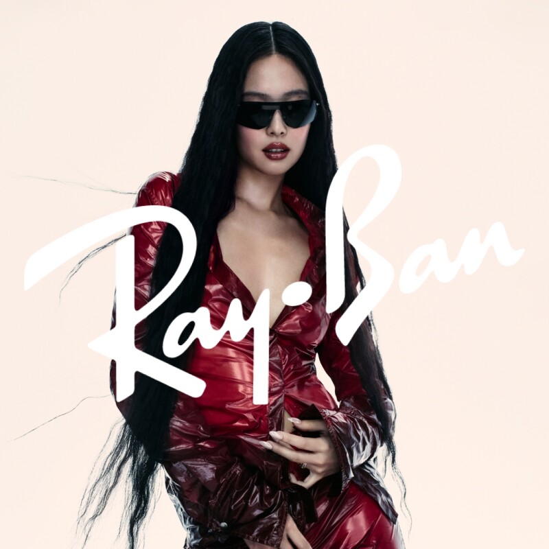 【Jennie同款】雷朋不规则形金属太阳镜男女同款高级墨镜0RB3781