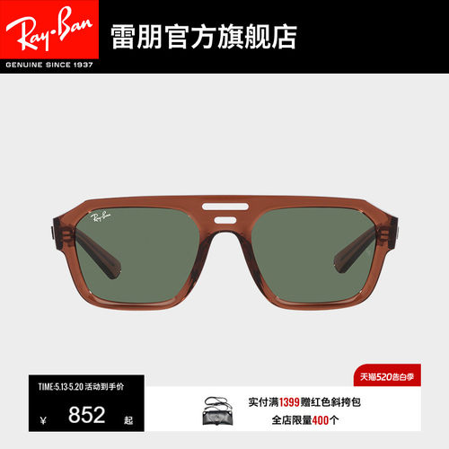 雷朋板材双梁复古太阳镜0RB4397