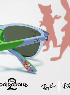 【雷朋 | 迪士尼疯狂动物城2联名】RayBan儿童太阳眼镜0RJ9077SF