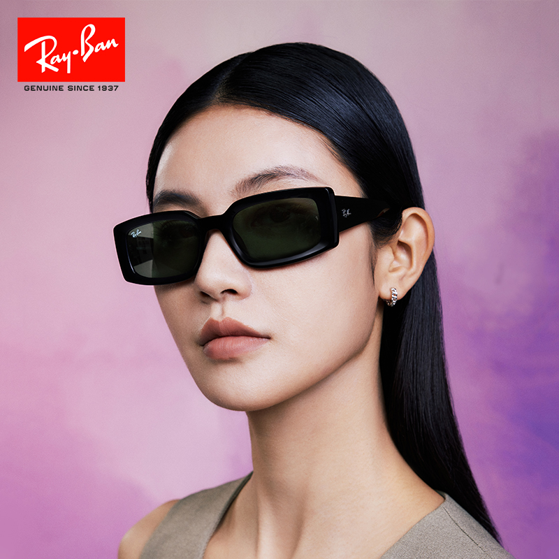 RayBan雷朋墨镜太阳眼镜男女同款窄框眼镜偏光渐变0RB4395F可定制
