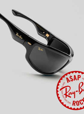 RayBan雷朋太阳镜ASAP ROCKY联名方形尼龙男女款时尚墨镜0RB4941