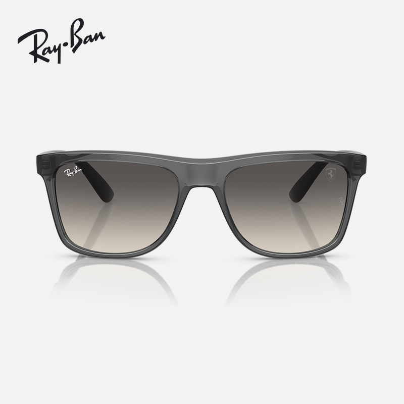RayBan雷朋太阳镜方框法拉利眼镜男女款潮酷开车防晒墨镜0RB4413M