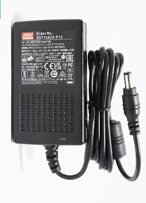 GST25A24-P1J 24V1.04A台湾明纬开关电源适配器塑胶外壳外置电源