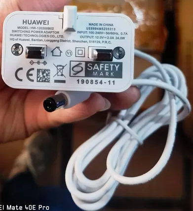 英规12V2A适配器适合华为AX3Pro路由器电源港式英式澳门火牛1.5米