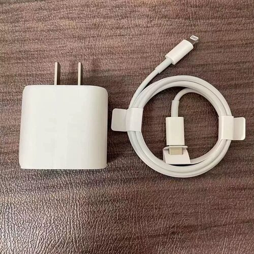 二手PD快充20W纯原拆机适用于iPhone14/13/12/11/平板8代/9代等lightning接口苹果充电器苹果数据线