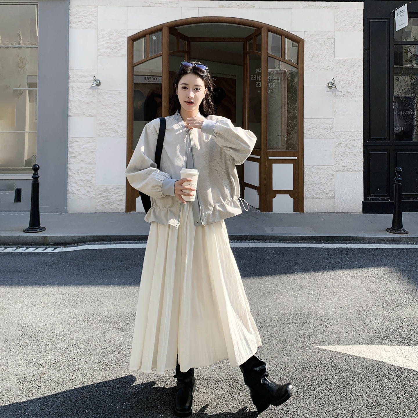 设计感小众两面穿棒球服外套女春