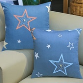 全棉抱枕套不含芯纯棉柔软靠枕套大号沙发垫床头长方形靠背可定做